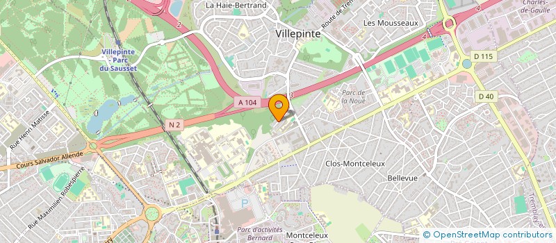 localisation de l'entreprise ANNAIL à VILLEPINTE