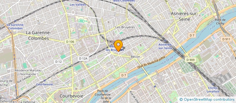 localisation de l'entreprise ANNAJESS à COURBEVOIE