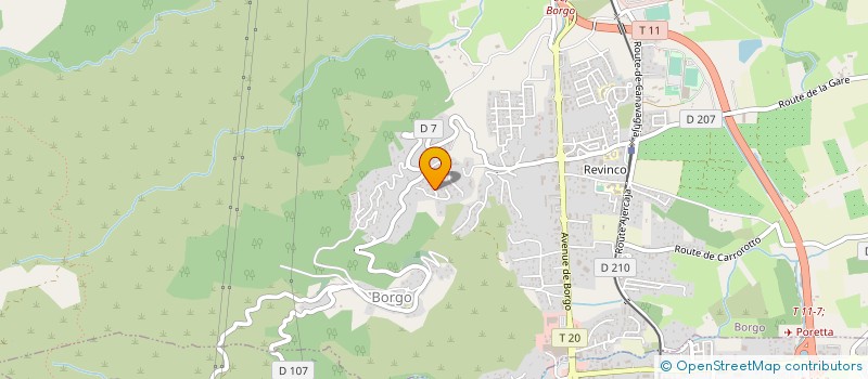 localisation de l'entreprise ANNALENZIU à BORGO