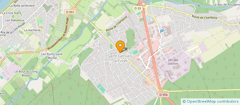 localisation de l'entreprise ANNALEX à SAINT-GERVAIS-LA-FORET