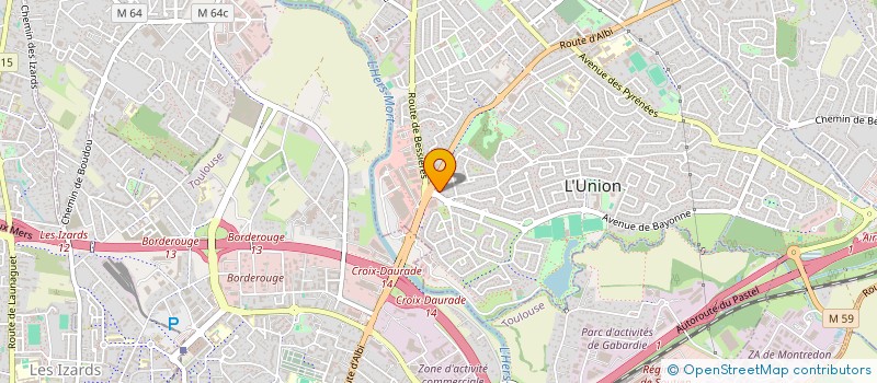 localisation de l'entreprise ANNALOGIS à L'UNION