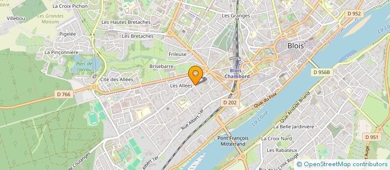 localisation de l'entreprise ANNAM  BLOIS