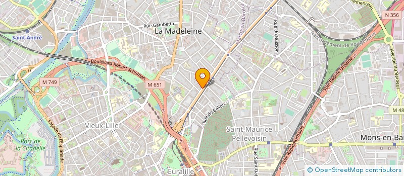 localisation de l'entreprise ANNAM à LA MADELEINE