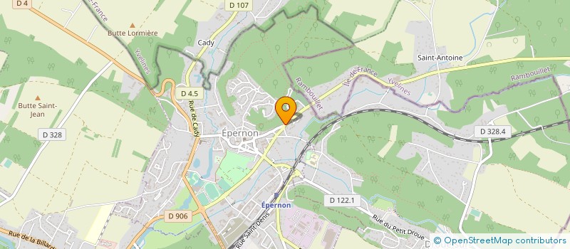 localisation de l'entreprise ANNAMARINA SARL à EPERNON