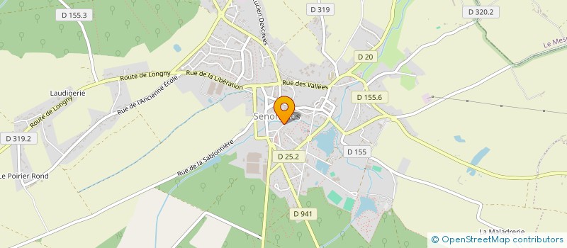 localisation de l'entreprise ANNAMAX DIFFUSION à SENONCHES