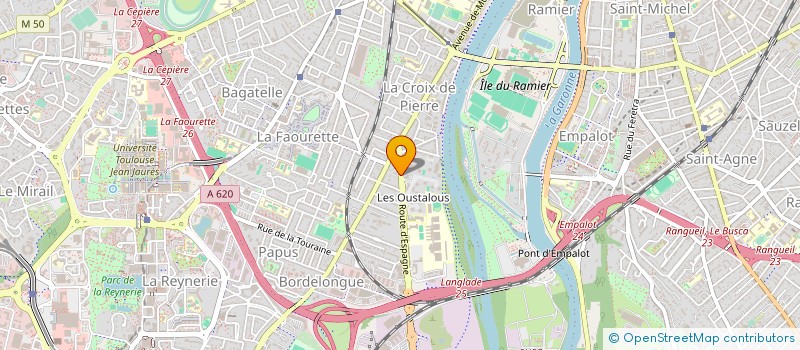 localisation de l'entreprise ANNAMTOURS VOYAGES à TOULOUSE