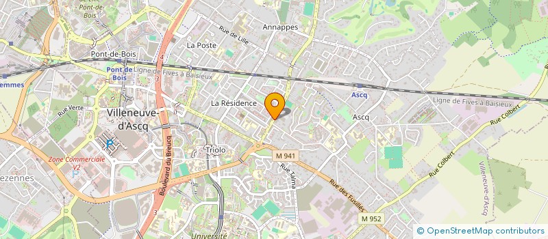 localisation de l'entreprise ANNAPPES AUTOMOBILES SARL à VILLENEUVE-D'ASCQ