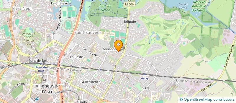 localisation de l'entreprise ANNAPPES ENTR'AIDE à VILLENEUVE-D'ASCQ