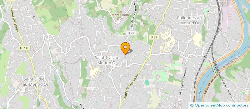 localisation de l'entreprise ANNAPURNA  SAINT-CYR-AU-MONT-D'OR