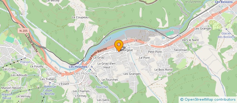 localisation de l'entreprise ANNAPURNA  LES HOUCHES