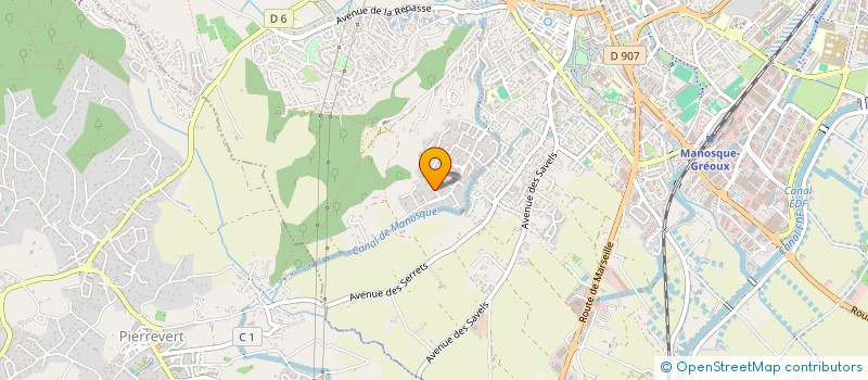 localisation de l'entreprise ANNARIC à MANOSQUE
