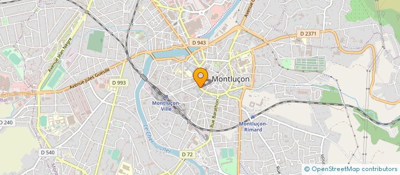 localisation de l'entreprise ANNASIA à MONTLUCON