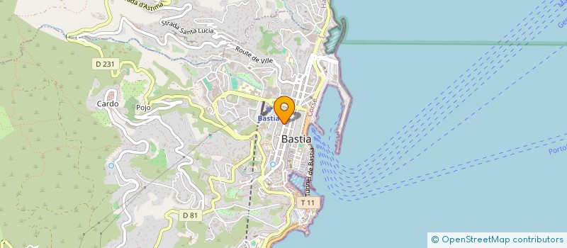 localisation de l'entreprise ANNASTE à BASTIA