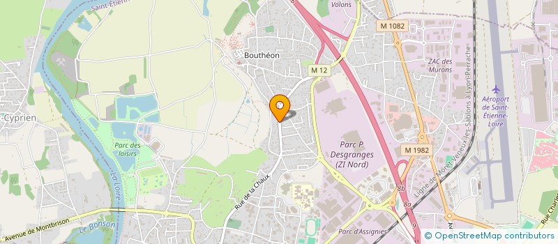 localisation de l'entreprise ANNATHOMIE  ANDREZIEUX-BOUTHEON