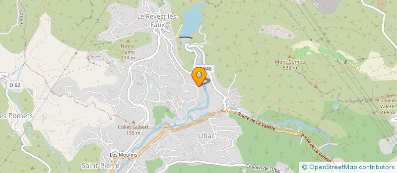 localisation de l'entreprise ANNCACEL  LE REVEST-LES-EAUX