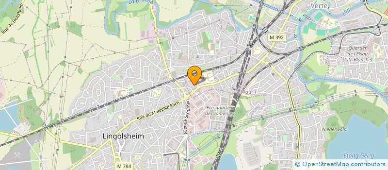 localisation de l'entreprise ANNE à STRASBOURG
