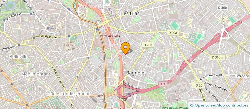 localisation de l'entreprise ANNE à BAGNOLET