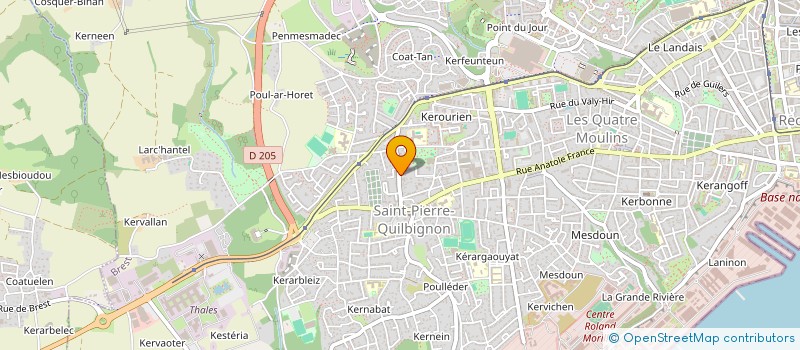 localisation de l'entreprise ANNE ABIVEN à BREST