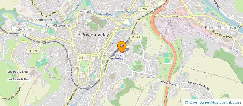 localisation de l'entreprise ANNE ARTHUR  LE PUY-EN-VELAY