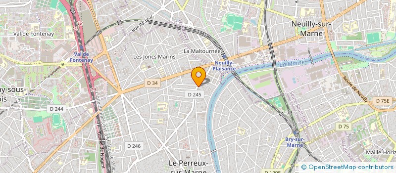 localisation de l'entreprise ANNE BARRAUD CONSEIL SARL  NEUILLY-PLAISANCE