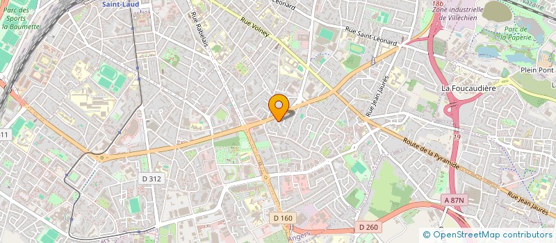 localisation de l'entreprise ANNE BIBARD, LES OPTICIENS MOBILES à ANGERS
