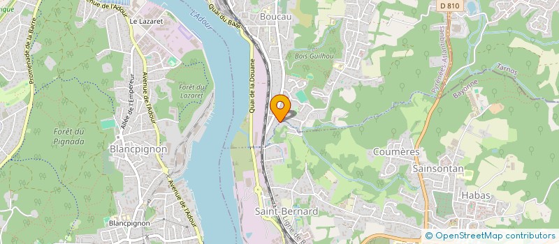 localisation de l'entreprise ANNE BRULIN  BOUCAU