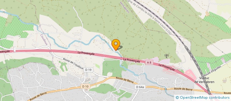 localisation de l'entreprise ANNE CARELLI SASU  VENTABREN