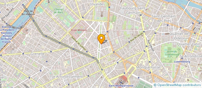 localisation de l'entreprise ANNE-CHARLOTTE ANSEL CONSEIL GESTION ET ANIMATION  PARIS