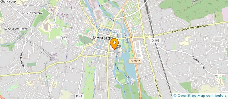 localisation de l'entreprise ANNE-CHARLOTTE VEISSIERE, NOTAIRE à MONTARGIS