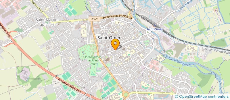localisation de l'entreprise ANNE&CO  SAINT-OMER