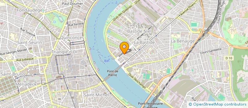 localisation de l'entreprise ANNE D à BORDEAUX