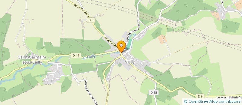 localisation de l'entreprise ANNE DENIEL-POUYMAYON ET PIERRE-HENRY DAMOURETTE, NOTAIRES ASSOCIES  CAILLY