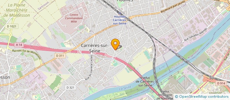 localisation de l'entreprise ANNE EMPTAS PARIS  CARRIERES-SUR-SEINE