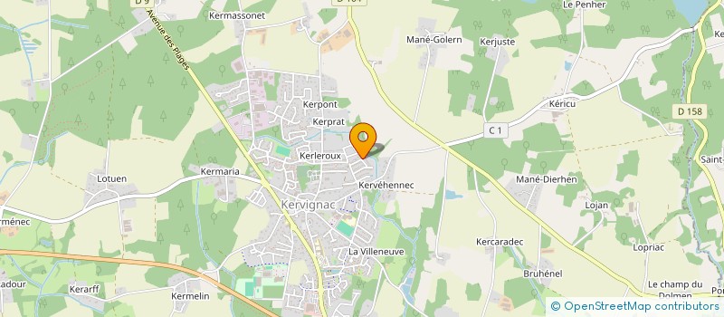 localisation de l'entreprise ANNE ET MICHEL JACQ  QUIBERON