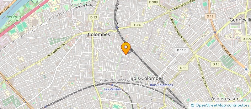 localisation de l'entreprise ANNE ETORRE CONSEIL  COLOMBES