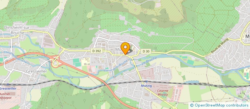 localisation de l'entreprise ANNE FIX CHAUSSEUR SARL  MUTZIG