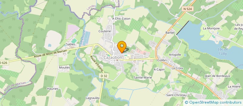 localisation de l'entreprise ANNE GREGORY ET CELINE  CAZAUBON