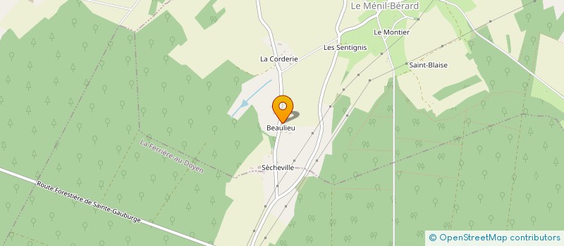 localisation de l'entreprise ANNE GT à ST EVROULT N D DU BOIS