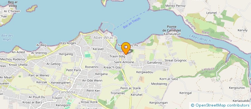 localisation de l'entreprise ANNE GUEGUEN  LANDEDA