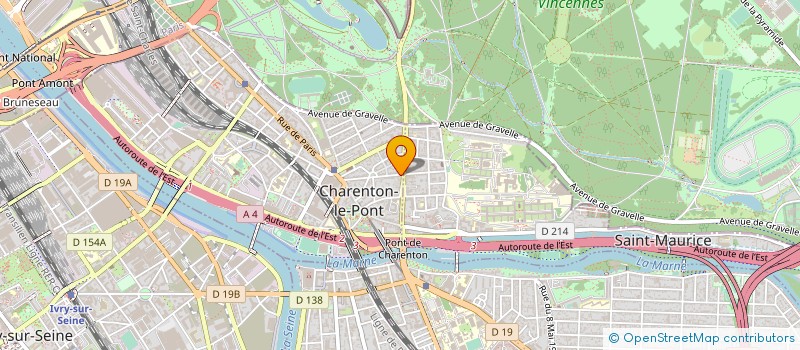 localisation de l'entreprise ANNE IMMOBILIER  CHARENTON-LE-PONT