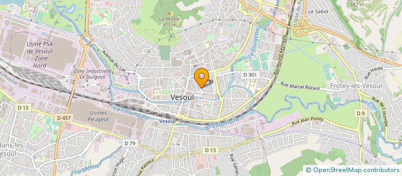 localisation de l'entreprise ANNE LAGARRIGUE  VESOUL