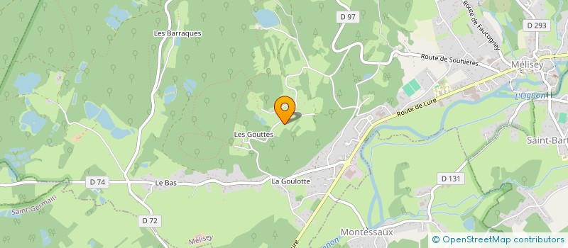 localisation de l'entreprise ANNE LAGARRIGUE - HERVE OLIVIER  MELISEY