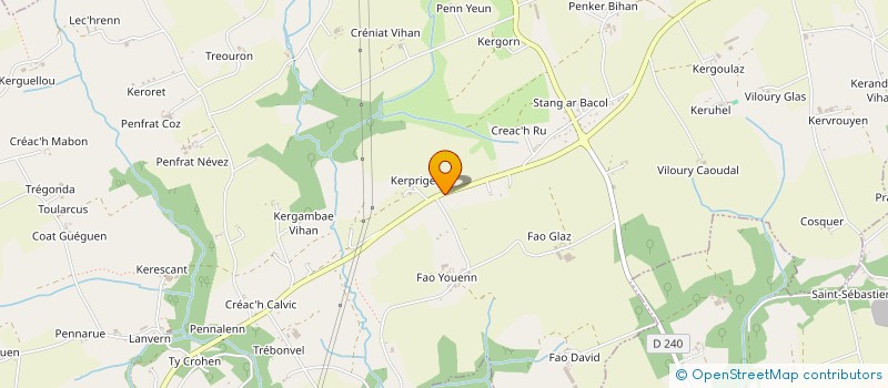 localisation de l'entreprise ANNE LAURE DELPECH CONSEIL  PLONEOUR LANVERN