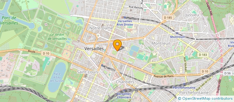 localisation de l'entreprise ANNE-LAURE DUMEAU & CLAIRE RICARD à VERSAILLES