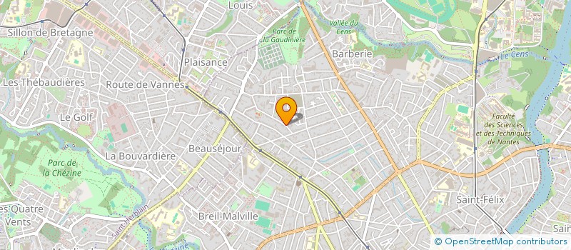 localisation de l'entreprise ANNE-LAURE NOUVION CONSULTING à NANTES