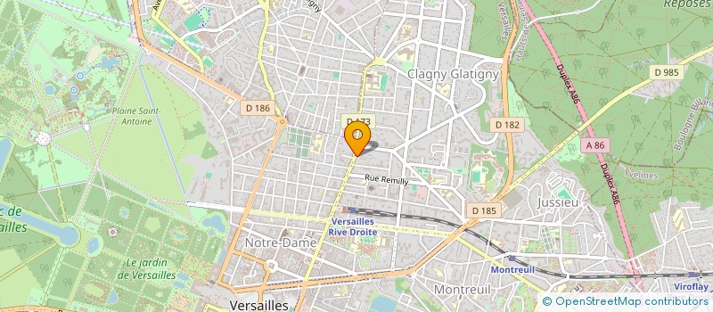localisation de l'entreprise ANNE-LISE MESNARD EURL à VERSAILLES