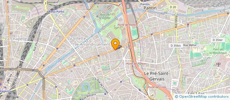 localisation de l'entreprise ANNE MARIE  PARIS