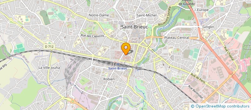 localisation de l'entreprise ANNE-MARIE CIVY  GUINGAMP