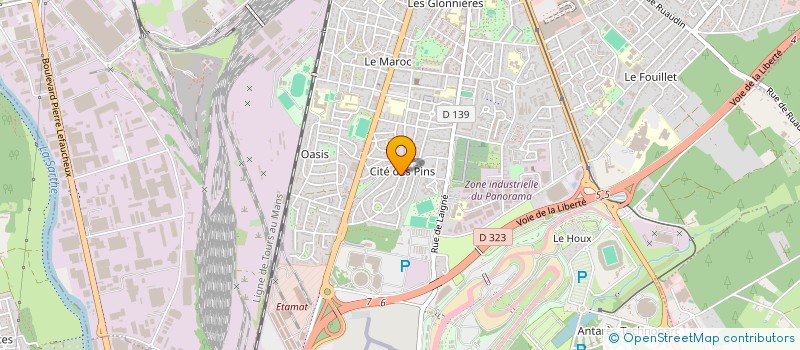 localisation de l'entreprise ANNE MORIN  LE MANS
