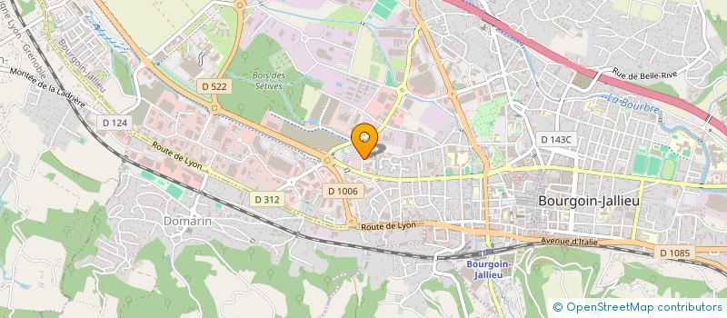 localisation de l'entreprise ANNE MUFFAT - NOTAIRE à BOURGOIN-JALLIEU